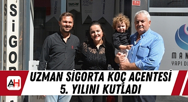 Uzman Sigorta Koç Acentesi 5. Yılını Kutladı