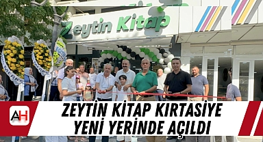 Zeytin Kitap Kırtasiye Yeni Yerinde Açıldı