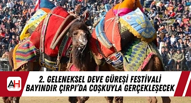2. Geleneksel Deve Güreşi Festivali Bayındır Çırpı'da Coşkuyla Gerçekleşecek