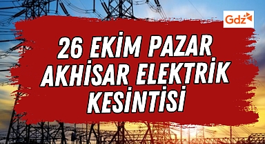 Akhisar’ın Bazı Mahallelerinde Elektrik Kesintisi Yaşanacak
