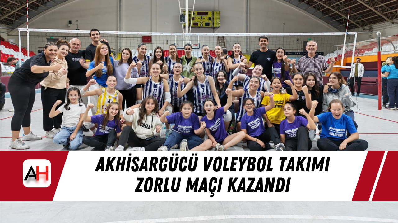 Akhisargücü Voleybol Takımı Zorlu Maçı Kazandı