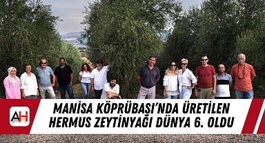 Manisa Köprübaşı'nda Üretilen Hermus Zeytinyağı Dünya 6. Oldu