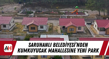 Saruhanlı Belediyesi'nden Kumkuyucak Mahallesine Yeni Park