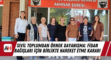 Sivil Toplumdan Örnek Dayanışma: Fidan Bağışları İçin Birlikte Hareket Etme Kararı