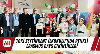 TOKİ Zeytinkent İlkokulu'nda Renkli Erasmus Days Etkinlikleri