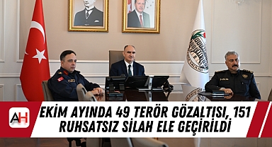 122 aranan kişi yakalandı, 151 ruhsatsız silah ele geçirildi