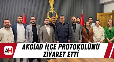 AKGİAD İlçe Protokolünü Ziyaret Etti