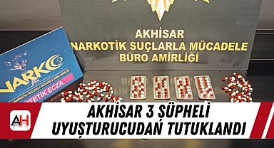 Akhisar 3 Şüpheli Uyuşturucudan Tutuklandı