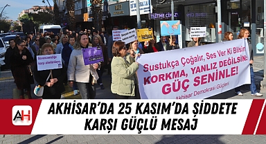 Akhisar'da 25 Kasım'da Şiddete Karşı Güçlü Mesaj Yürüyüş ve Basın Açıklamasıyla Birlik Çağrısı