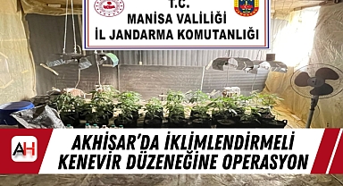 Akhisar'da İklimlendirmeli Kenevir Düzeneğine Operasyon