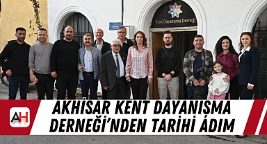 Akhisar Kent Dayanışma Derneği'nden Tarihi Adım