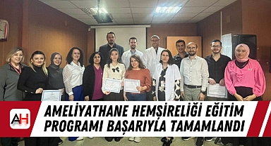 Ameliyathane Hemşireliği Eğitim Programı Başarıyla Tamamlandı