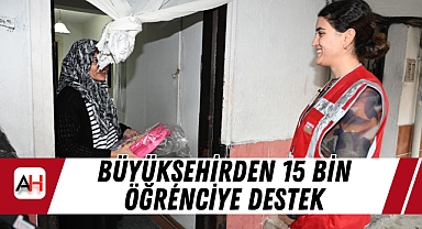 Büyükşehirden 15 Bin Öğrenciye Destek