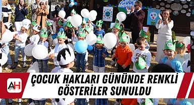 Çocuk Hakları Gününde Renkli Gösteriler Sunuldu