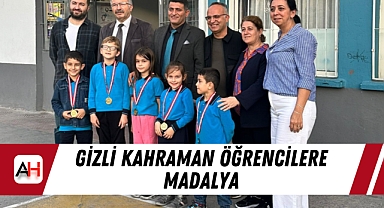 Gizli Kahraman Öğrencilere Madalya