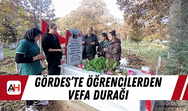Gördes'te Öğrencilerden Vefa Durağı