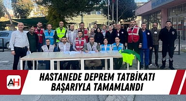 Hastanede Deprem Tatbikatı Başarıyla Tamamlandı