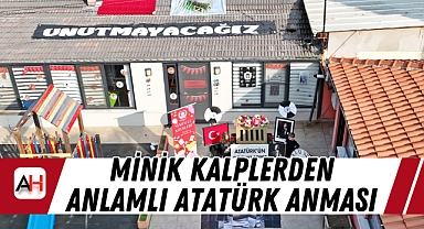 Minik Kalplerden Anlamlı Atatürk Anması