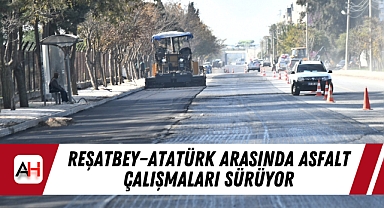 Reşatbey–Atatürk Arasında Asfalt Çalışmaları Sürüyor