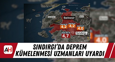 Sındırgı'da Deprem Kümelenmesi Uzmanları Uyardı