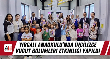 Yırcalı Anaokulu’nda İngilizce Vücut Bölümleri Etkinliği Yapıldı