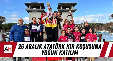 26 Aralık Atatürk Kır Koşusuna yoğun katılım