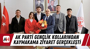 AK Parti Gençlik Kollarından Kaymakama Ziyaret Gerçekleşti