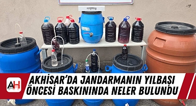 Akhisar'da Jandarmanın Yılbaşı Öncesi Baskınında Neler Bulundu