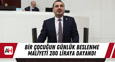 Bir Çocuğun Günlük Beslenme Maliyeti 280 Liraya Dayandı