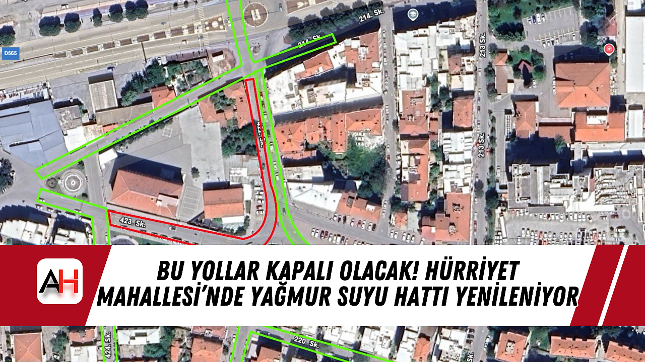 Bu Yollar Kapalı Olacak! Hürriyet Mahallesi’nde Yağmur Suyu Hattı Yenileniyor