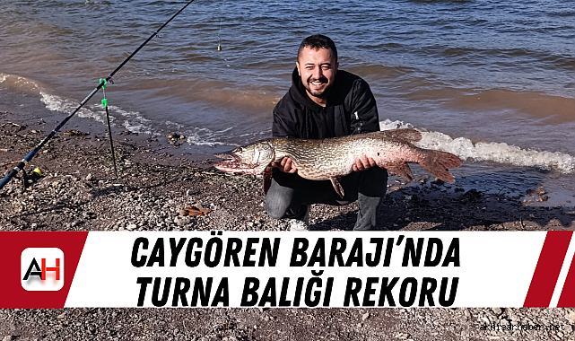 Çaygören Barajı'nda Turna Balığı Rekoru