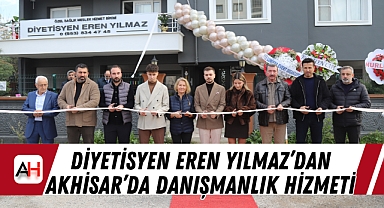 Diyetisyen Eren Yılmaz'dan Akhisar'da danışmanlık hizmeti