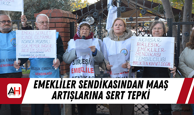 Emekliler Sendikasından Maaş Artışlarına Sert Tepki