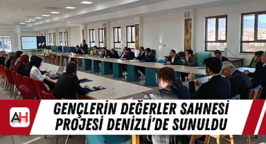 Gençlerin Değerler Sahnesi Projesi Denizli'de sunuldu