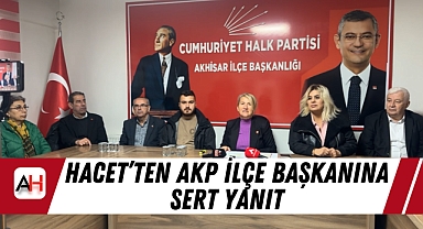 Hacet'ten AKP İlçe Başkanına Sert Yanıt