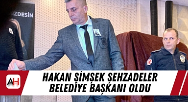 Hakan Şimşek Şehzadeler Belediye Başkanı Oldu