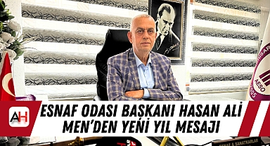 Hasan Ali Men'den yeni yıl mesajı