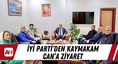 İYİ Parti'den Kaymakam Can'a ziyaret