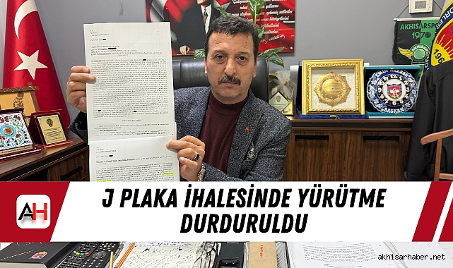 J Plaka İhalesinde Yürütme Durduruldu