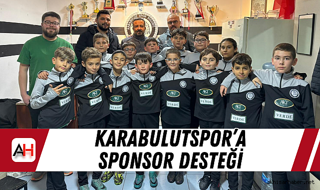 Karabulutspor'a sponsor desteği