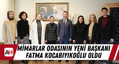 Mimarlar Odasının Yeni Başkanı Fatma Kocabıyıkoğlu Oldu