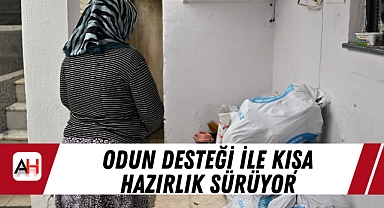 Odun Desteği İle Kışa Hazırlık Sürüyor