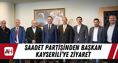 Saadet Partisi Yeni İlçe Başkanı Ali Dursun'dan Başkan Kayserili'ye Ziyaret