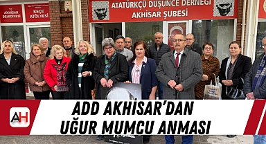 ADD Akhisar'dan Uğur Mumcu Anması