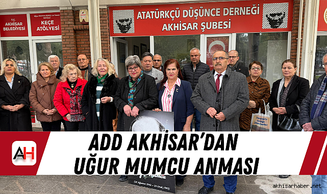 ADD Akhisar'dan Uğur Mumcu Anması