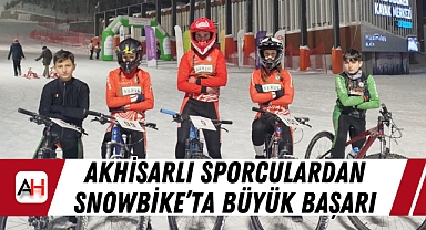 Akhisarlı Sporculardan Snowbike’ta Büyük Başarı