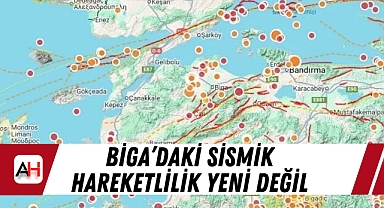 Biga’daki sismik hareketlilik yeni değil