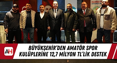 Büyükşehir'den amatör spor kulüplerine 12,7 milyon TL'lik destek