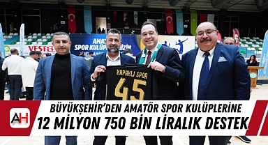 Büyükşehir'den Amatör Spor Kulüplerine 12 Milyon 750 Bin Liralık Destek