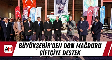Büyükşehir'den Don Mağduru Çiftçiye Destek